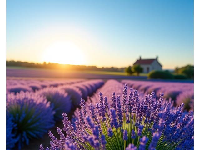 Champ de lavande en Provence, symbolisant l'inspiration botanique de Florelix Labs