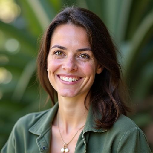 Portrait professionnel de Dr. Sophie Rousseau, Spécialiste Botanique